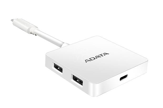 

Хаб ADATA USB-C x 1/USB-A 3.1 x 2/HDMI x 1 White (