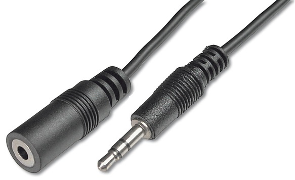 

Кабель Jack 3.5mm M/F 1.5m black ASSMANN (AK-510200-015-S)