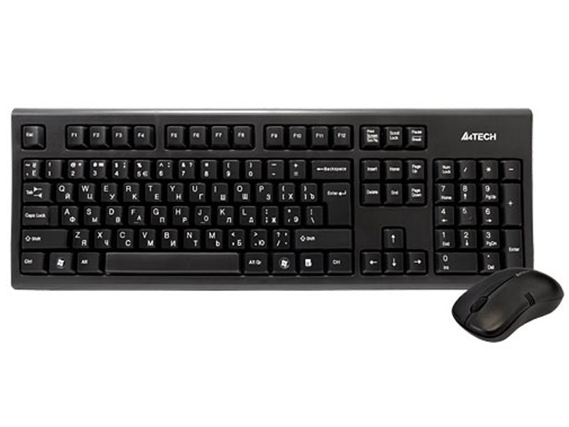 

Клавиатура + мышь A4Tech 3100N