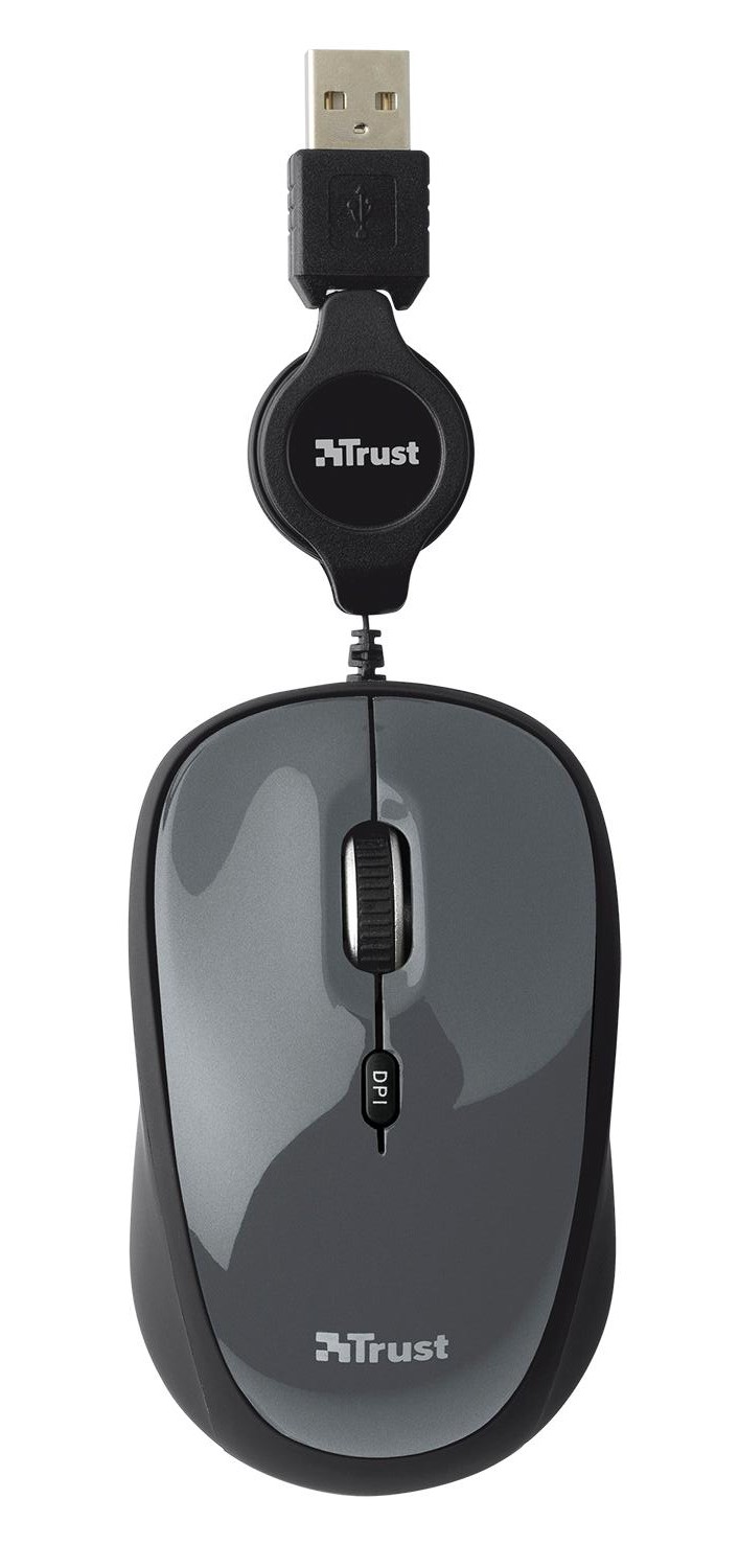 

Мышь TRUST Yvi Retractable Mouse (black)