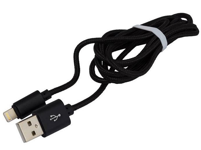 Кабель Greenwave USB-Lightning DC-IP-152NR Black · 2