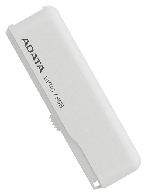 

Флешдрайв A-DATA 8GB UV110 White (AUV110-8G-RWH)