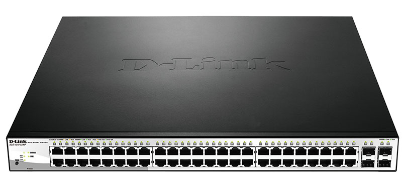 

Коммутатор D-Link DGS-1210-52MP 48x1GE PoE, 4xSFP
