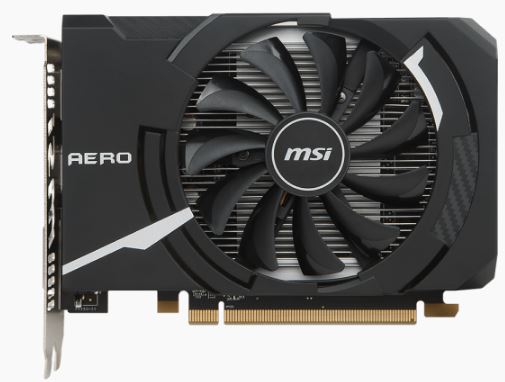 

Видеокарта MSI Radeon RX550 AERO OC ITX 2GB GDDR5
