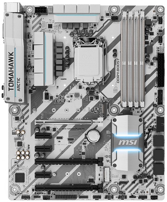 

Материнская плата MSI H270 TOMAHAWK ARCTIC (s1151 H270 4xDDR4)