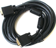 

Кабель VGA-VGA 5m Viewcon VM015-5 YD15M/HD15M dual