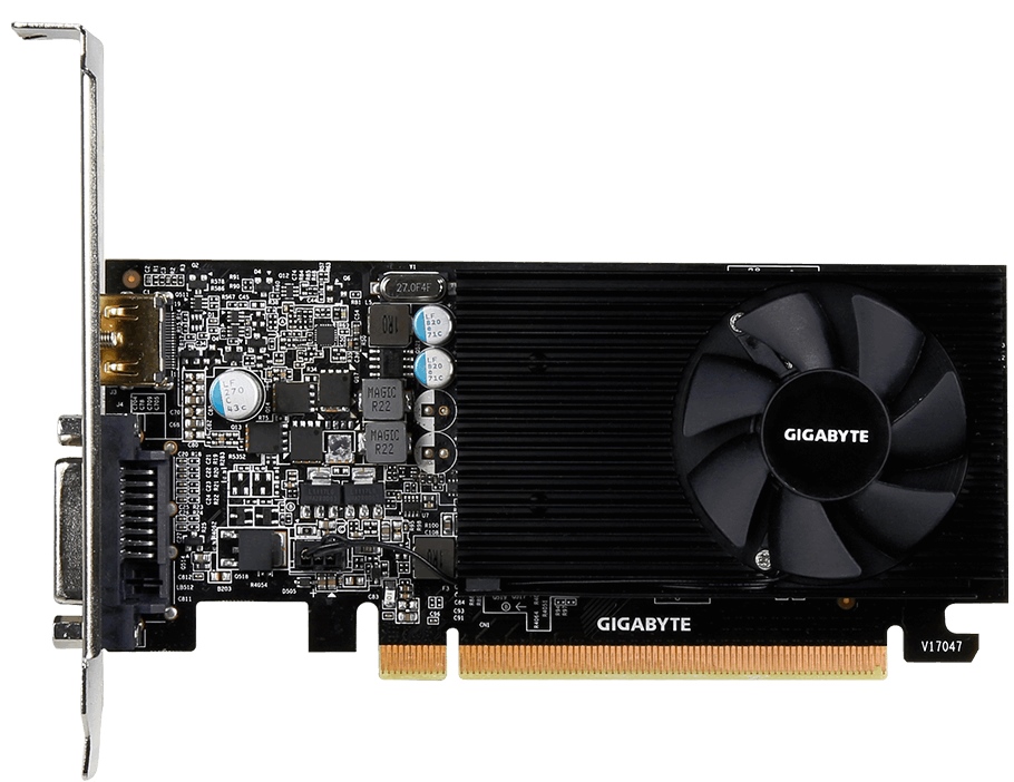 

Видеокарта GIGABYTE GeForce GT 1030 2Gb (GV-N1030D5-2GL)