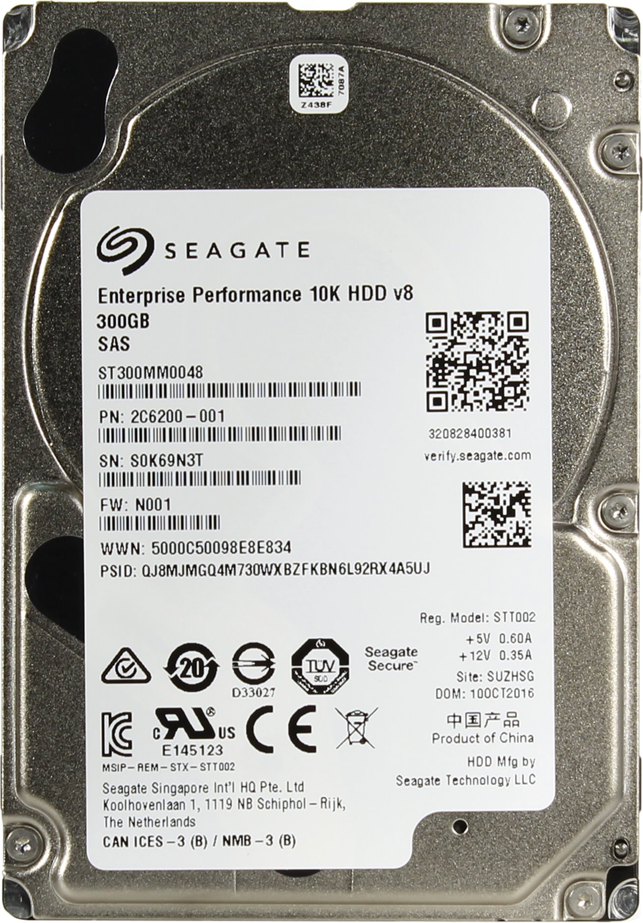 

Жесткий диск 300GB Seagate Enterprise Performance