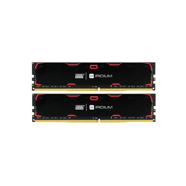 

Память GoodRam Iridium Black 2x4GB DDR4 2400MHz (IR-2400D464L15S/8GDC)