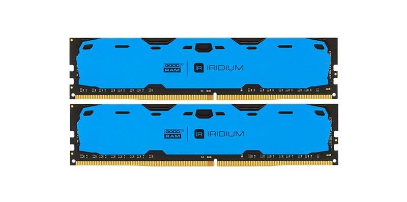 

Память GoodRam Iridium Blue 2x4GB DDR4 2400MHz (IR-B2400D464L15S/8GDC)