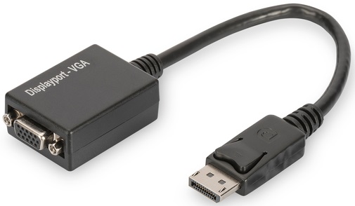 

Адаптер Digitus DisplayPort to VGA (DB-340403-001-