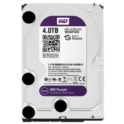 

Жесткий диск 4Tb WD Purple WD40PURZ 64MB SATA6GB/S