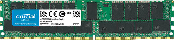 Память Crucial 1x32GB DDR4 2133Mhz ECC Reg (CT32G4 2018