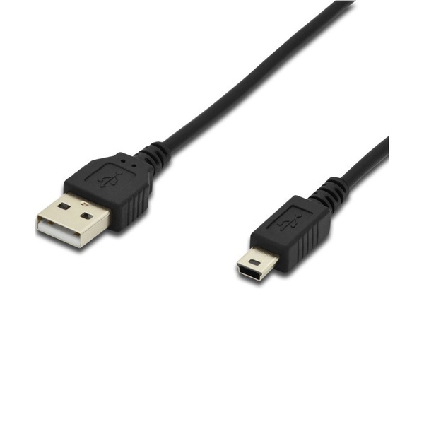 

Кабель Digitus USB 2.0 AM/miniB 5pin 1.8m, black