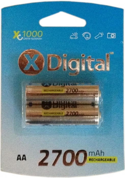 

Аккумулятор X-DIGITAL HR6 Ni-MH 2700mAh