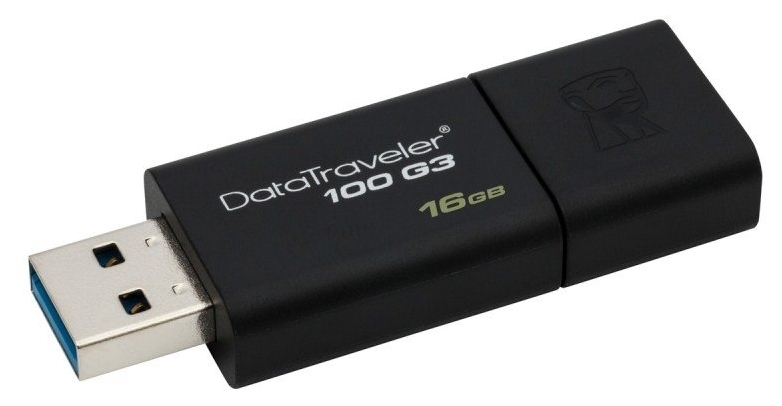 

Накопитель USB 3.0 16GB Kingston DataTraveler 100