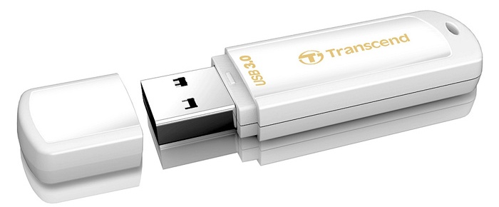 USB-накопичувач 32GB TRANSCEND JetFlash 730 USB 3.0 White (TS32GJF730) · 2