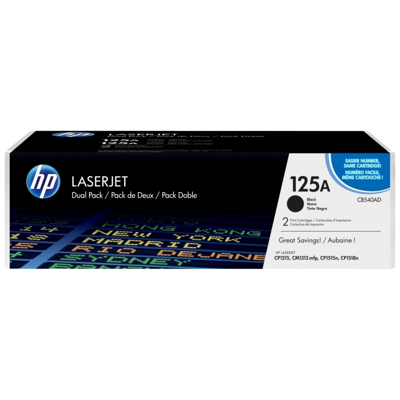 

Картридж HP 125A CP1215/CP1515 series DUAL PACK (CB540AD)
