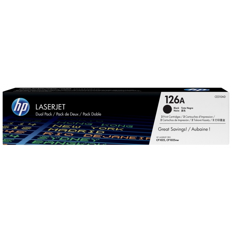 

Картридж HP 126A CP1025 black (CE310AD)