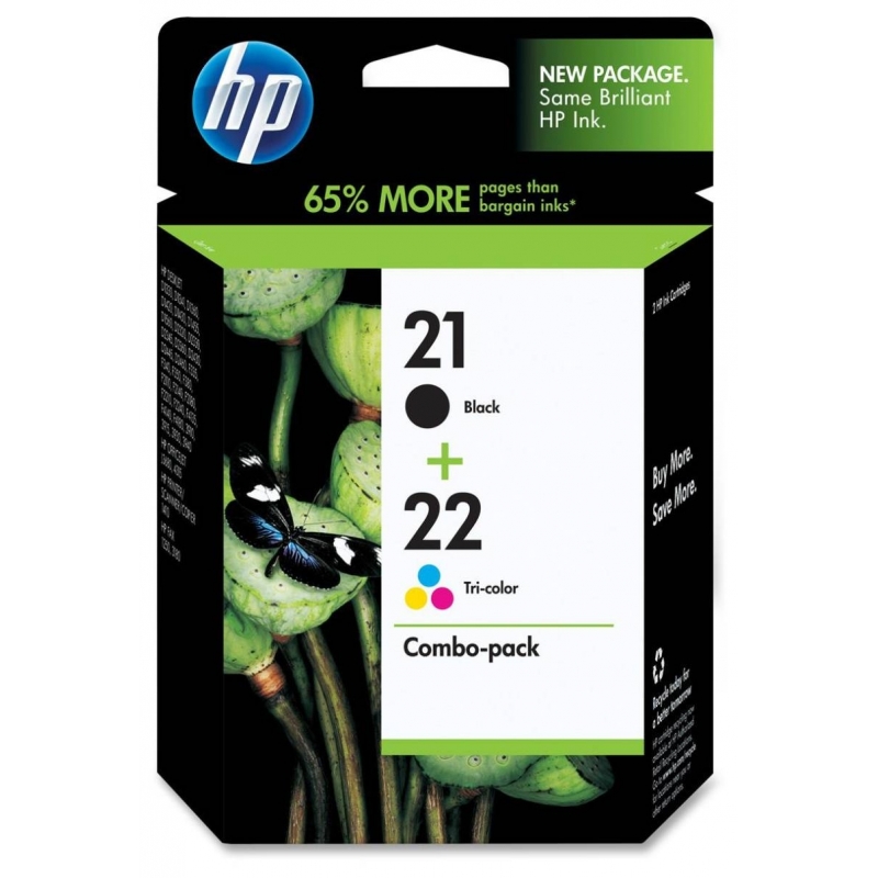 

Картридж HP 21 Black + 22 Tri-color Combo Pack (SD367AE)