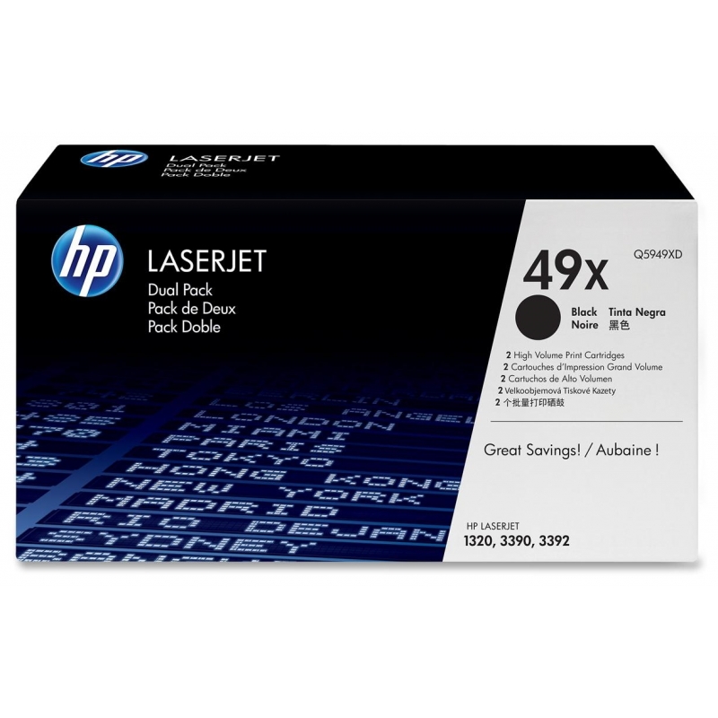 

Картридж HP 49X DUAL PACK (Q5949XD)