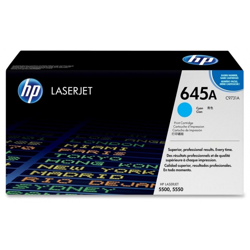 

Картридж HP 645A cyan (C9731A)