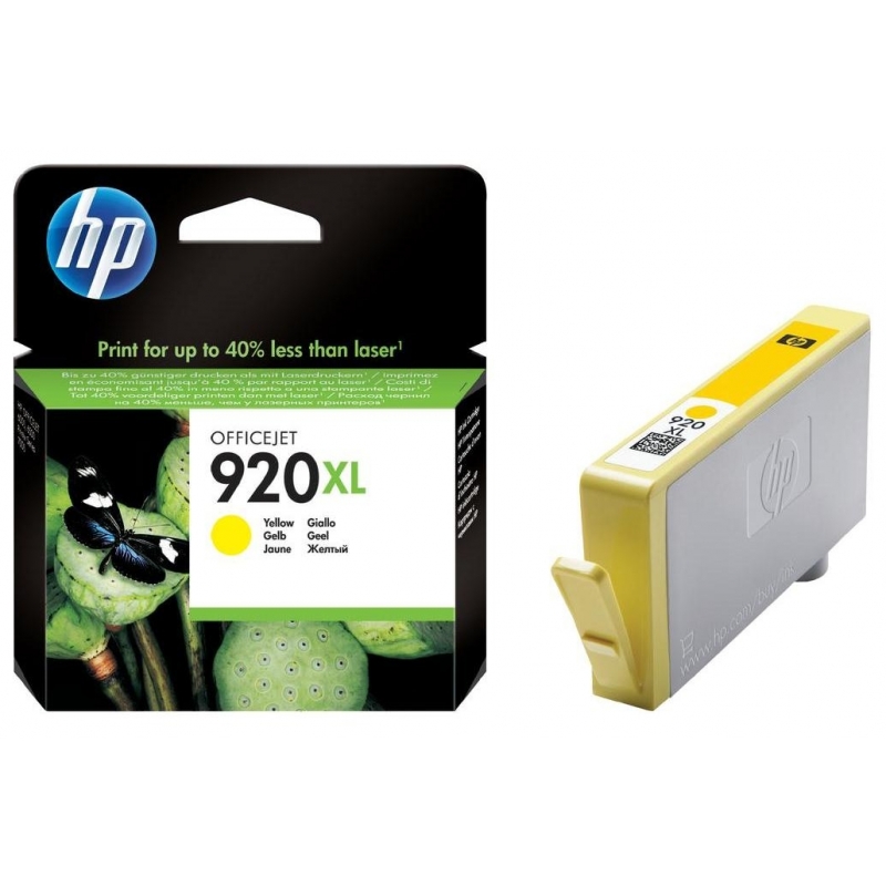 

Картридж HP 920XL yellow (CD974AE)