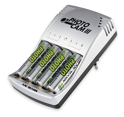 

Зарядное устройство Ansmann PhotoCam III + 4AA 2850mAh
