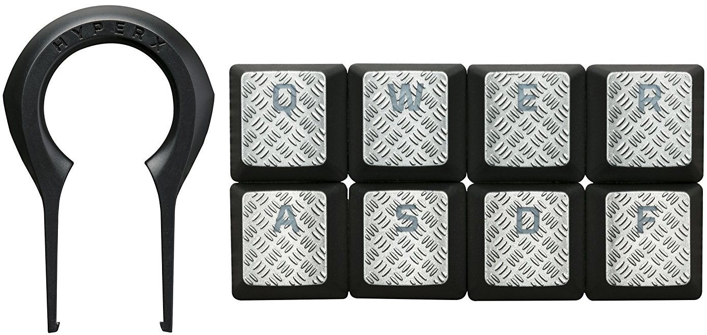 Змінні клавіші HyperX FPS & MOBA Gaming Keycaps Upgrade Kit Titanium ( в Києві
