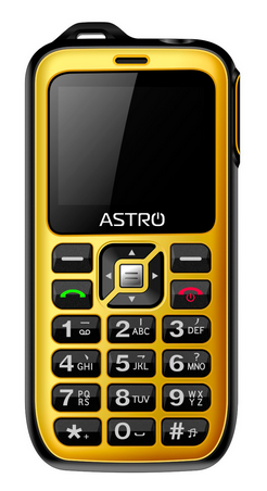

Мобильный телефон ASTRO B200 RX Yellow