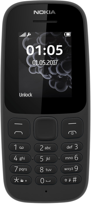 

Мобильный телефон Nokia 105 Single Sim New Black (A00028356)