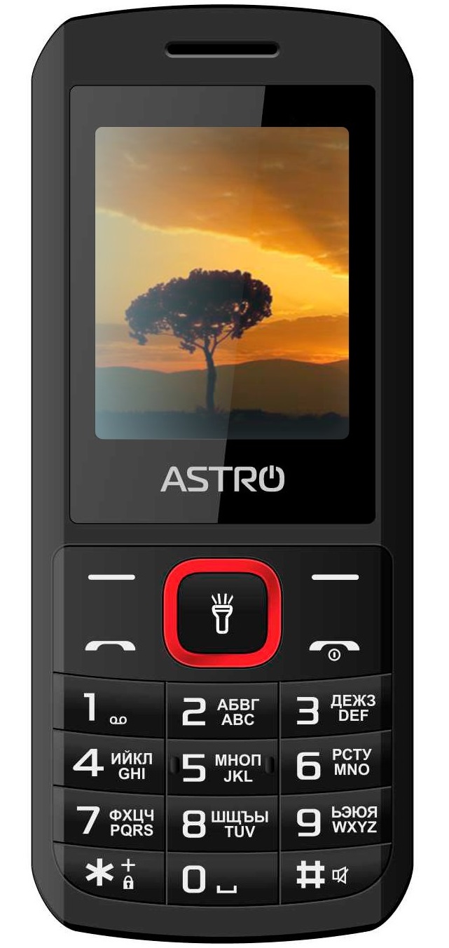 Мобільний телефон ASTRO A170 Black/Red в Києві