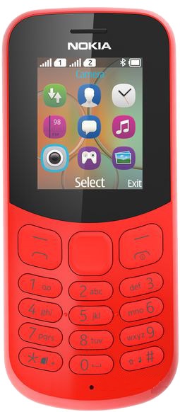Мобільний телефон NOKIA 130 Dual Sim (Red) TA-1017 в Києві