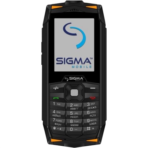 Мобільний телефон SIGMA Х-treme DR68 Black Orange в Києві