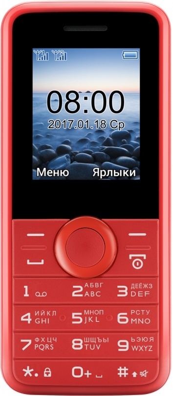 Мобільний телефон PHILIPS Xenium E106 Red в Києві
