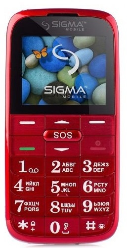 

Мобильный телефон SIGMA Comfort 50 Slim 2 Red