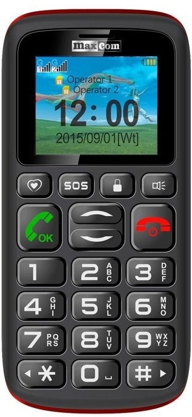 

Мобильный телефон MAXCOM MM428 Black