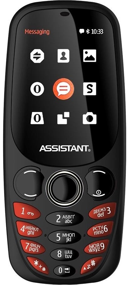 

Мобильный телефон ASSISTANT AS-201 Black