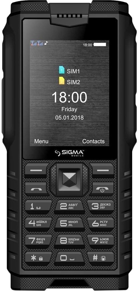

Мобильный телефон SIGMA X-Treme DZ68 Black