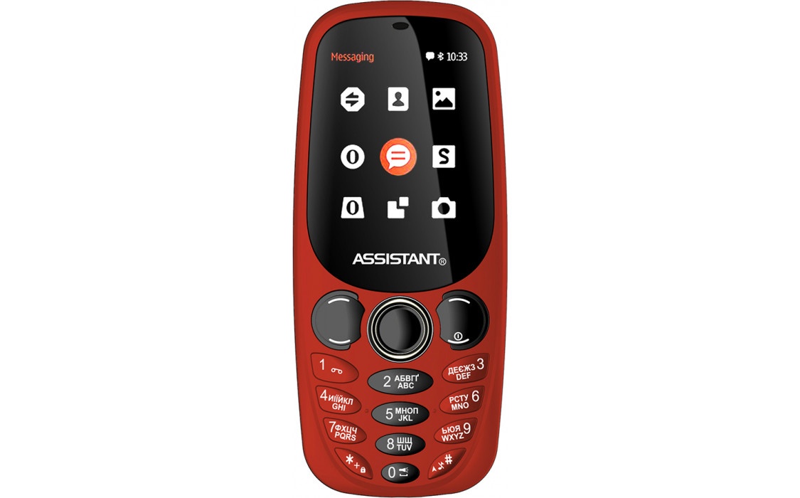 

Мобільний телефон ASSISTANT AS-201 Red