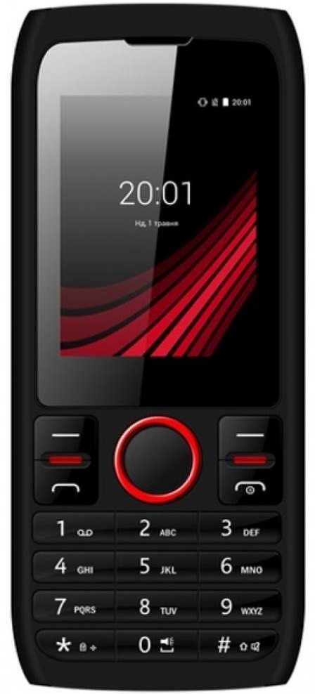 

Мобильный телефон ERGO F247 Flash Dual Sim Black