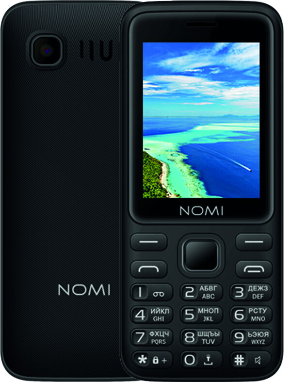 

Мобильный телефон NOMI i2401 Black
