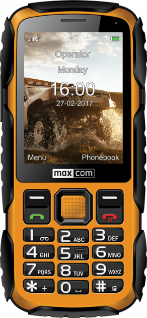 Мобільний телефон MAXCOM MM920 black-yellow в Києві