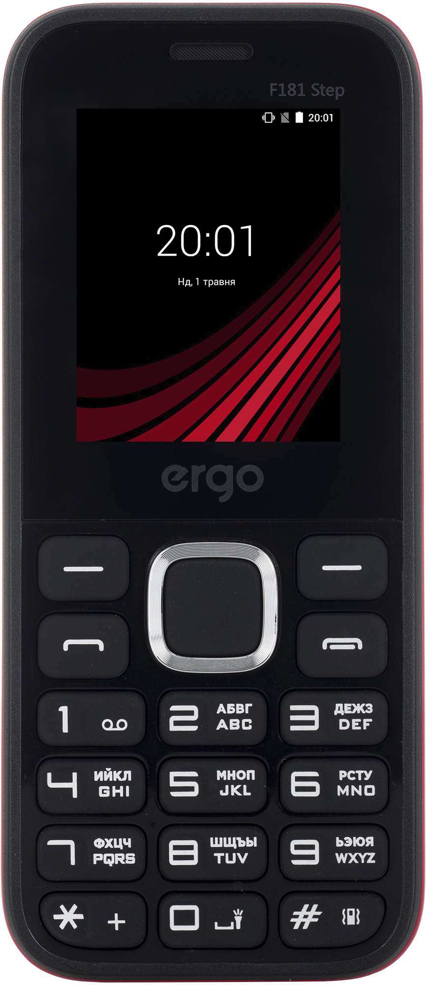 Мобільний телефон ERGO F181 Step DS Black в Києві