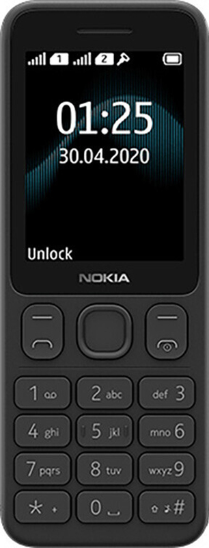 Мобільний телефон NOKIA 125 DS Black в Києві