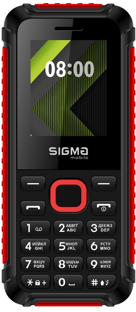 Мобільний телефон SIGMA X-style 18 Track Black-Red (4827798854426) в Києві
