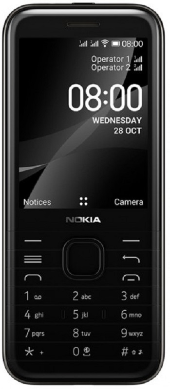 Мобільний телефон NOKIA 8000 DS 4G Black в Києві
