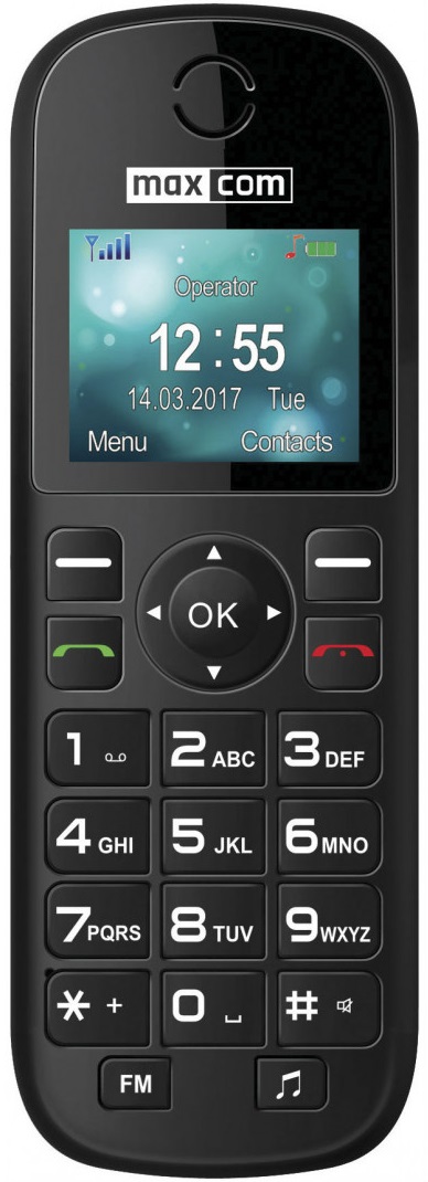 Мобильный телефон MAXCOM MM35D Black в Киеве