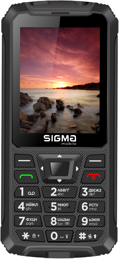 Мобільний телефон SIGMA Comfort 50 Outdoor Black (4827798524817) в Києві