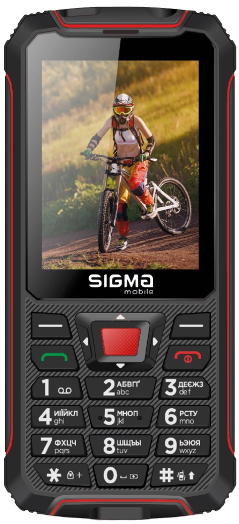 Мобильный телефон SIGMA MOBILE X-treme PR68 Black/Red (4827798122129) в Киеве